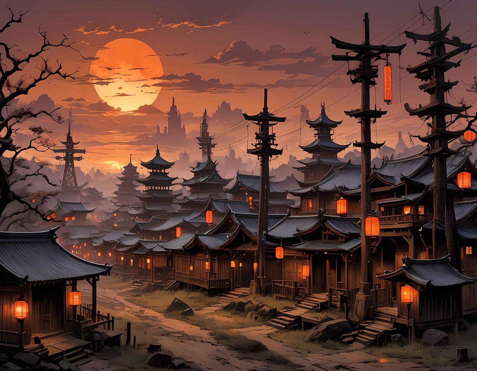 Texas Ranch Meets Shinto Demons in Dystopian Ruins