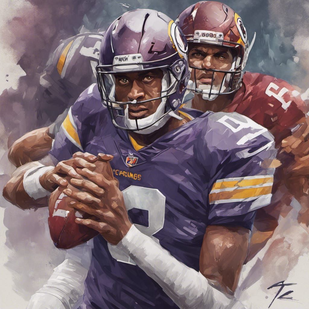 Geno Smith and Kirk Cousins Fusion Portrait