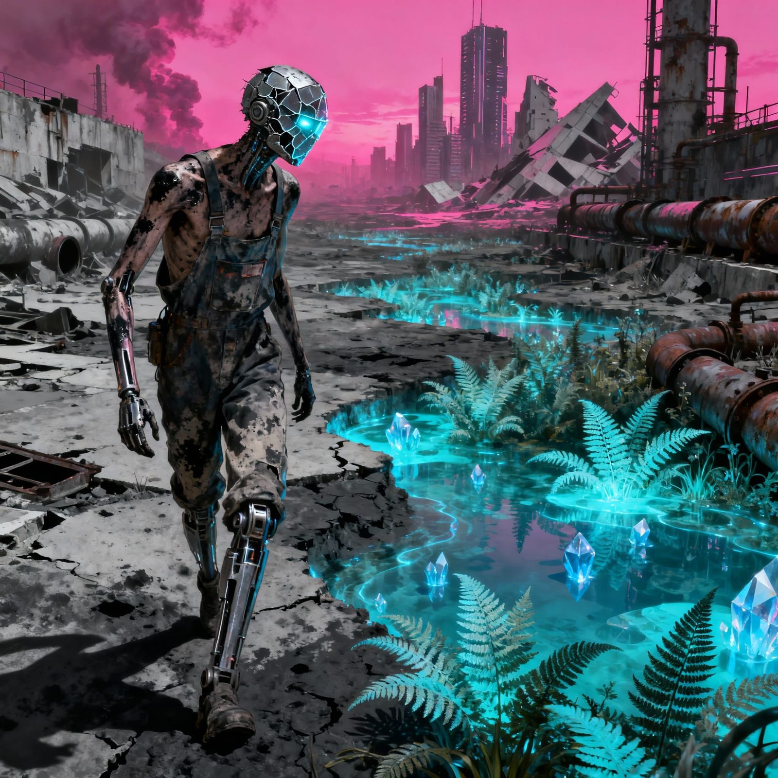 Pollution Seeks Purity in Desolate Landscape