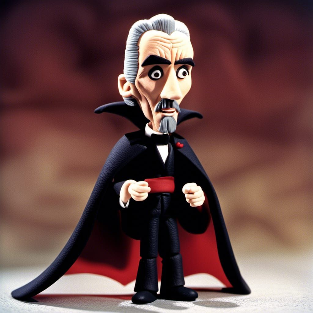 Claymation Dracula Portrait