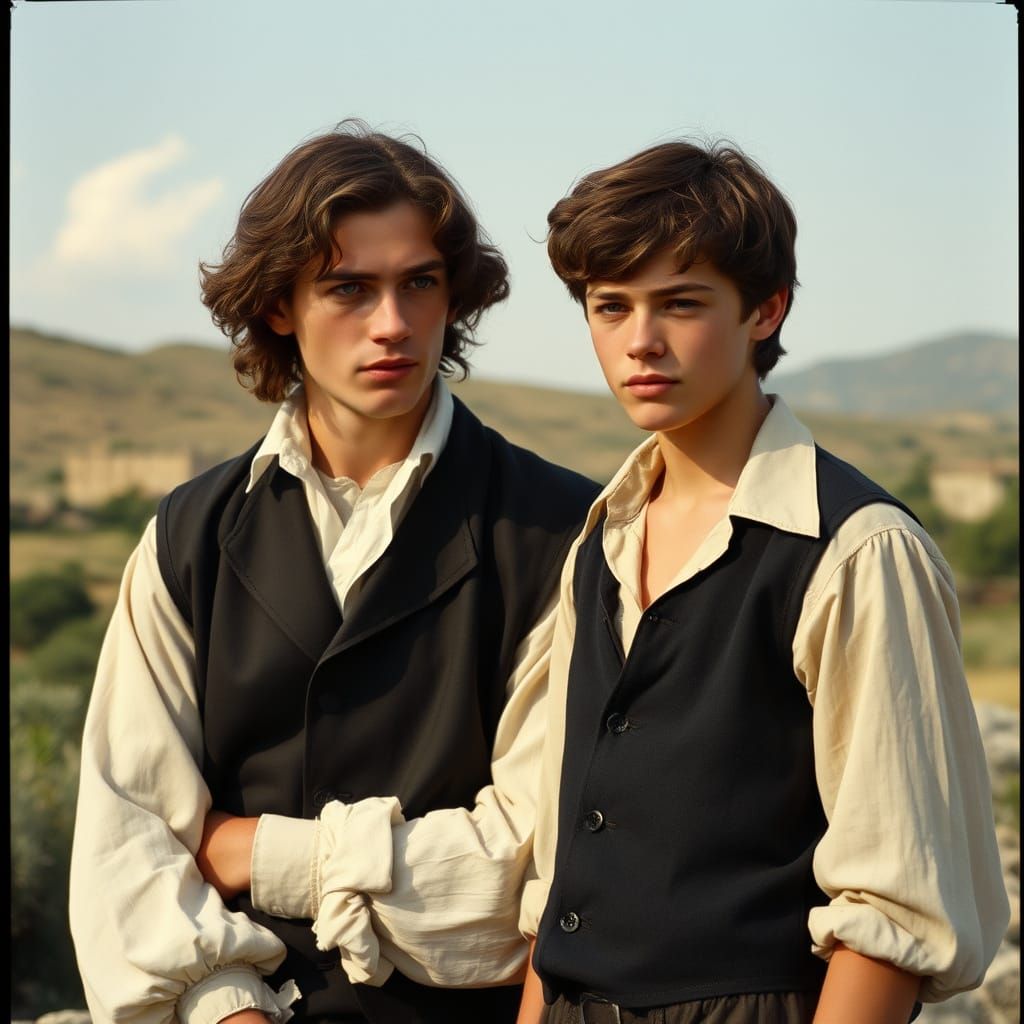 Lord Byron and Nicolo Giraud in Greece, Cinematic Style