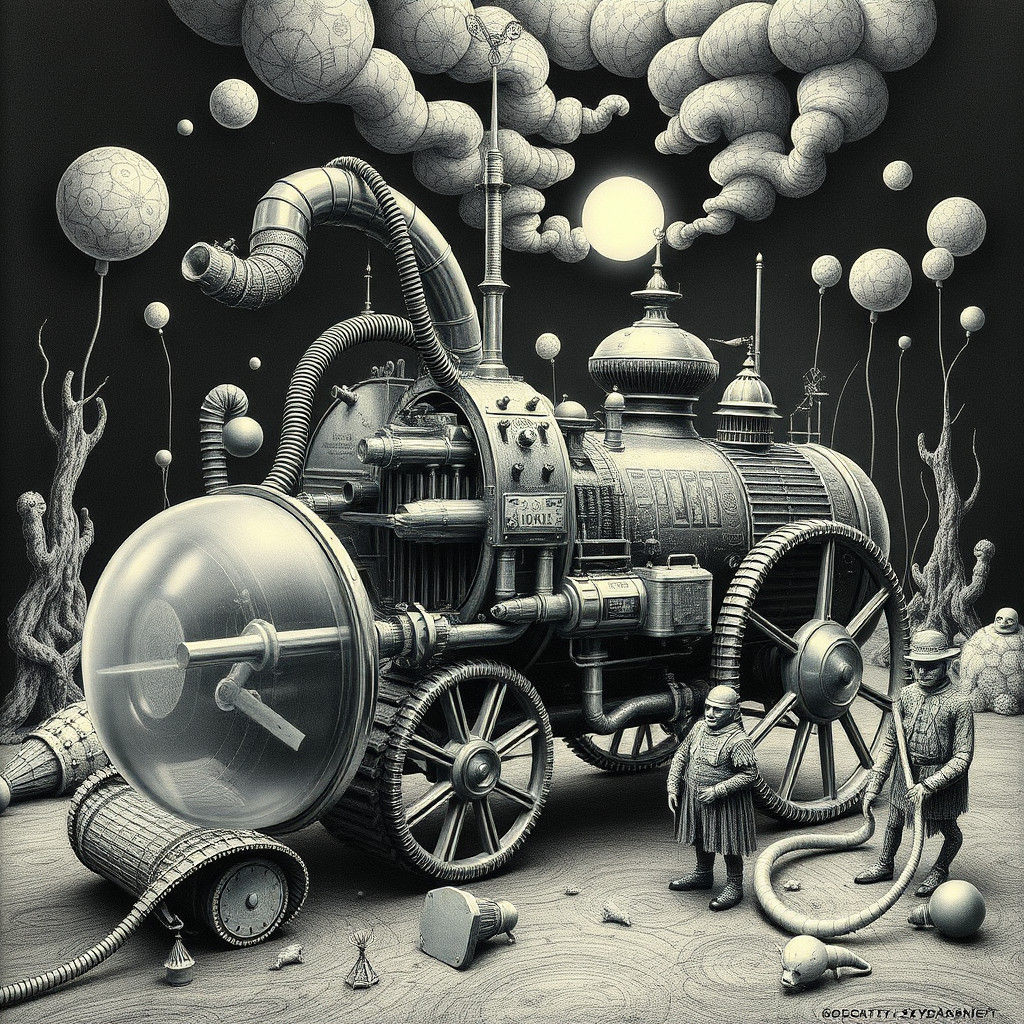 Artzybasheff-Style Living Machinery Illustration