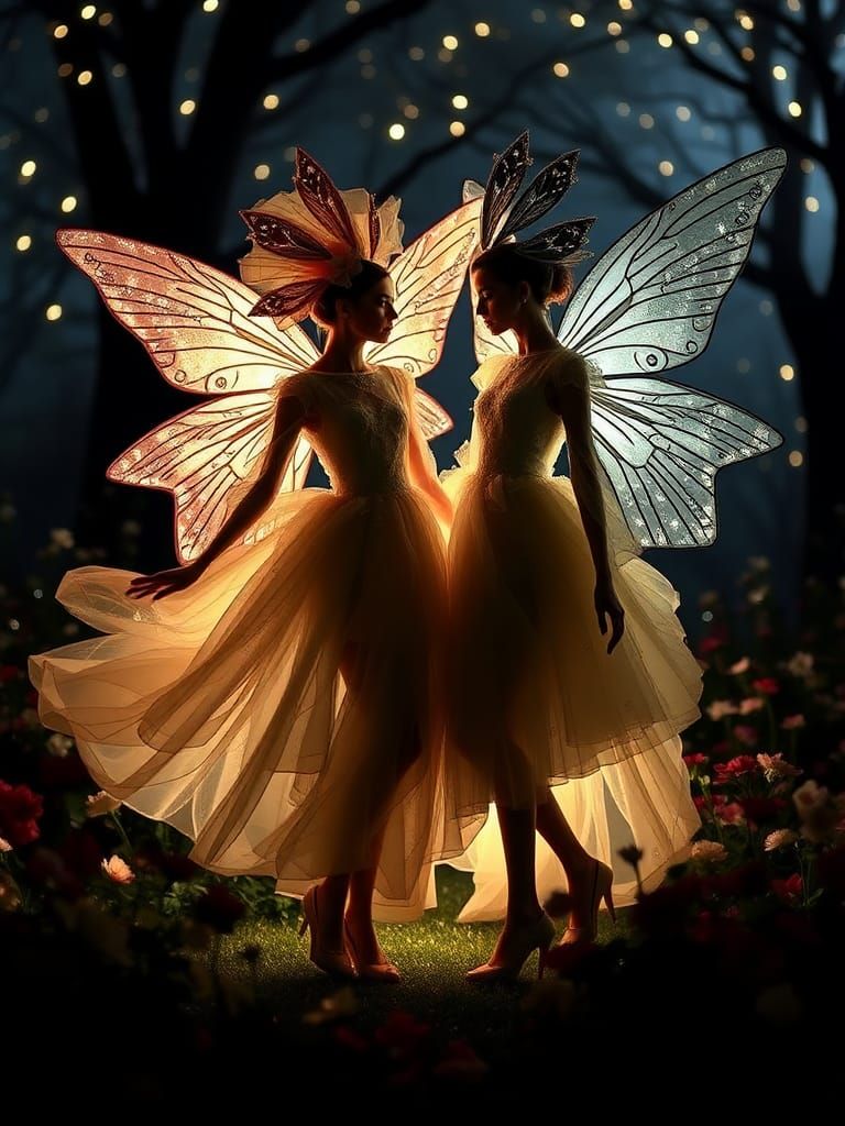 Fairytale Scene Inspired by Avant-Garde Fashion