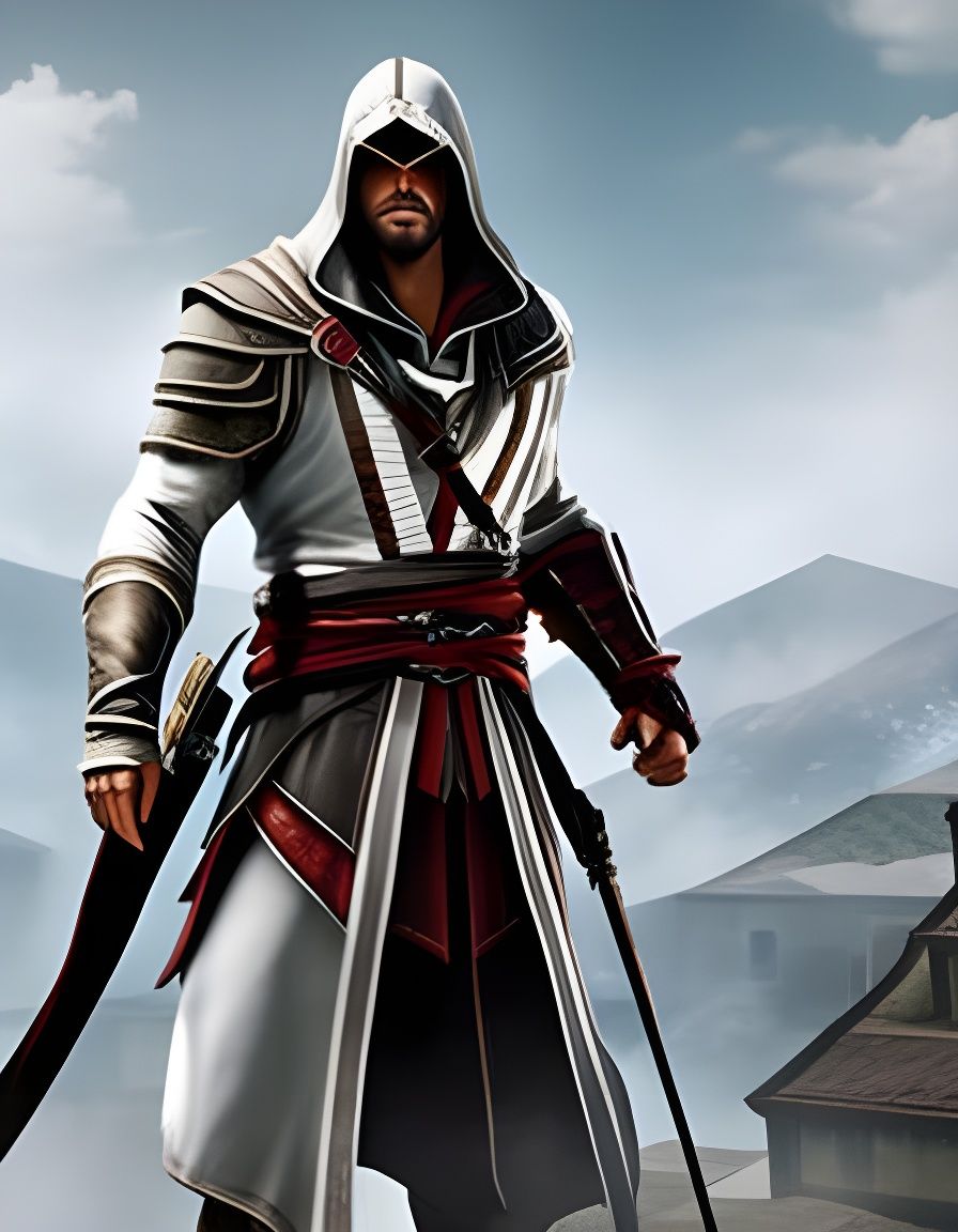 Ezio Auditore Running Through Florence