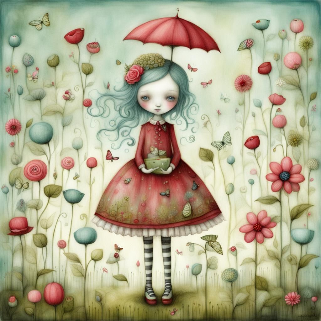 in the garden