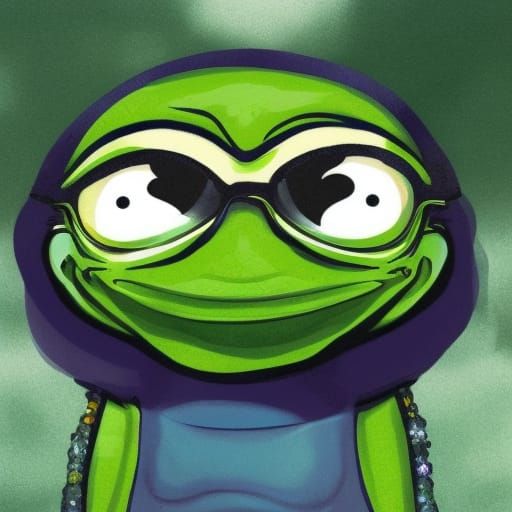 Super Rich Happy Pepe The Frog