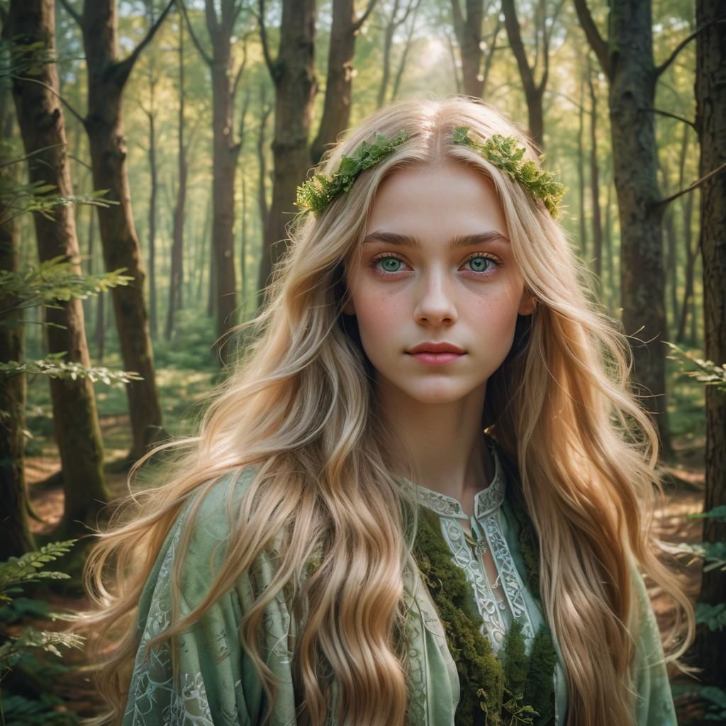 Девушка блондинка славянская внешность. 
18 лет.
С длинными волосами на голове. 
Ресницы небольшие но воздушные.
Глаза з...