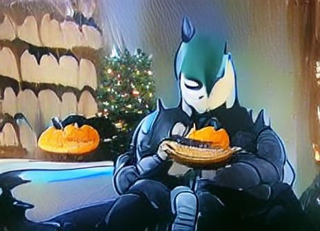 Batman's Christmas: A Festive Pumpkin Pie