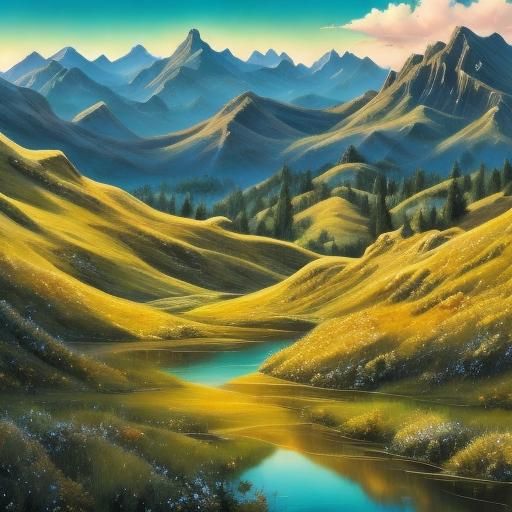 Serene and Awe-Inspiring Ethereal Landscapes