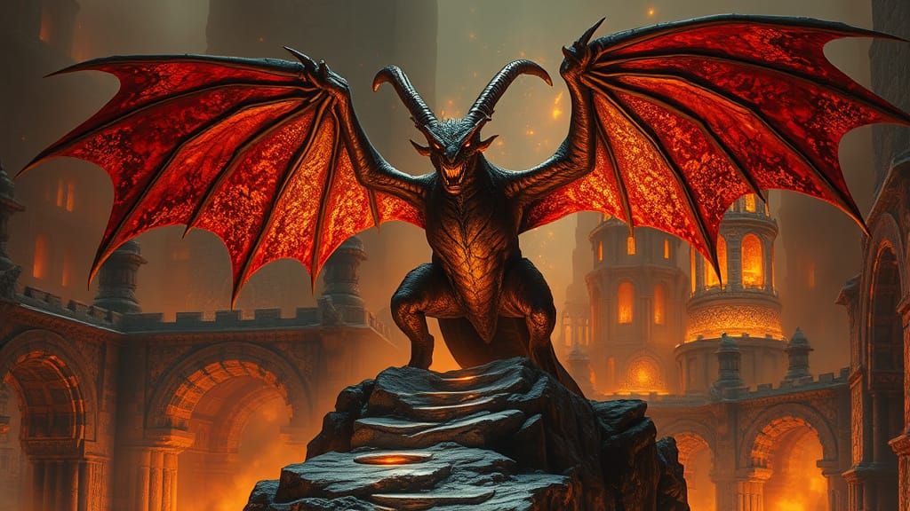 Balrog of Moria in Fiery Splendor