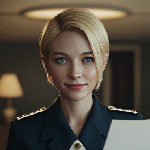 Cinematic Business Analyst Captured in Moody 35mm Film Aesth...