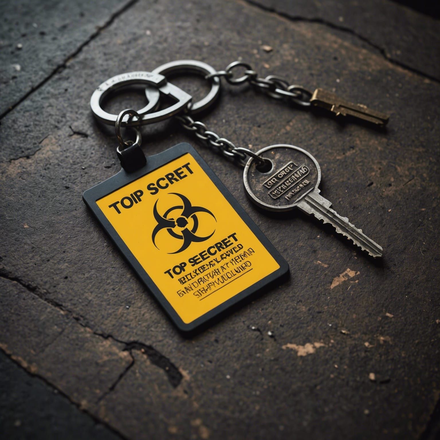 Biohazard Keycard in Post-Apocalyptic World