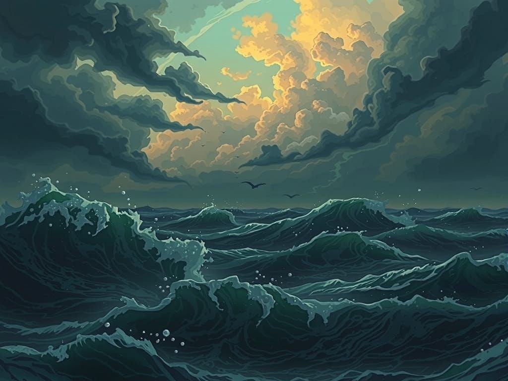 Lovecraftian Seascape in Insanely Realistic Detail