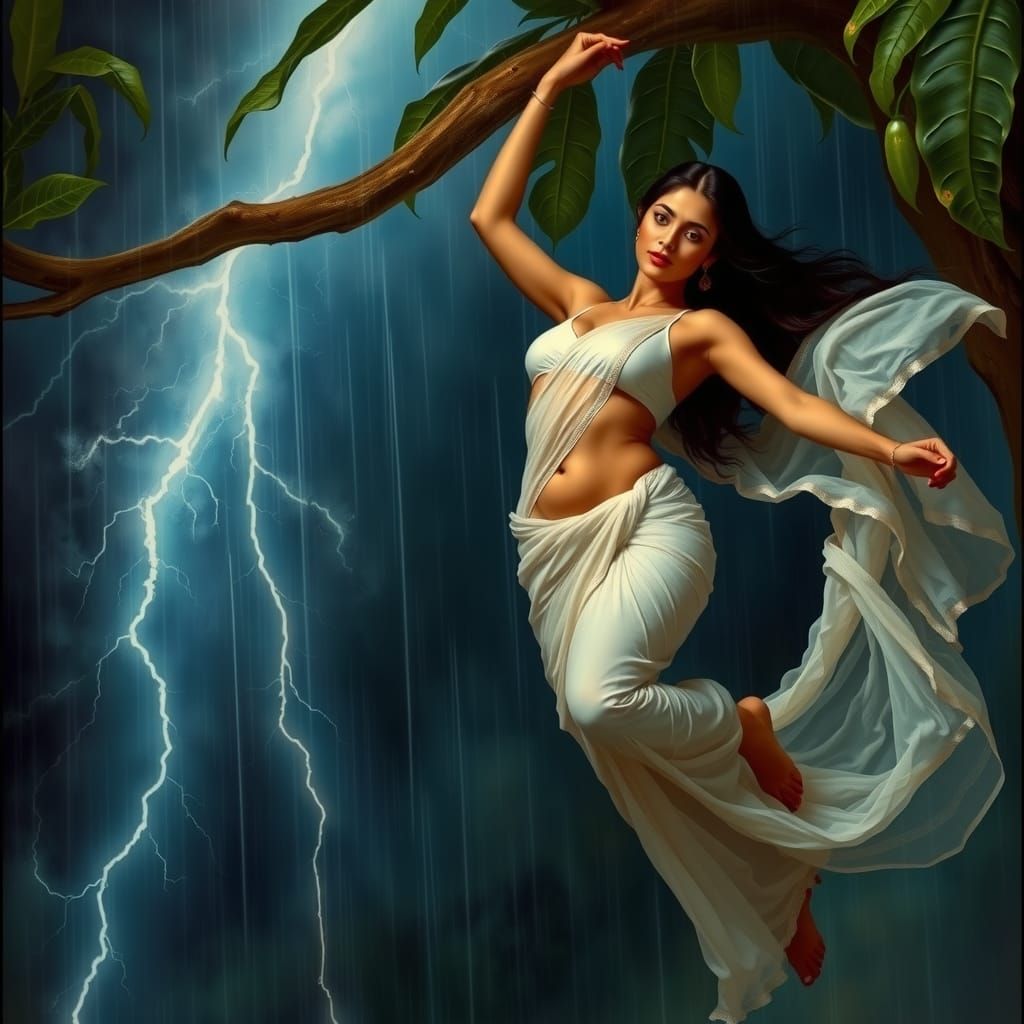 Raja Ravi Varma's painting reimagined