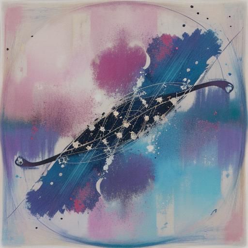 Abstract Depiction of Soft, Delightful Music