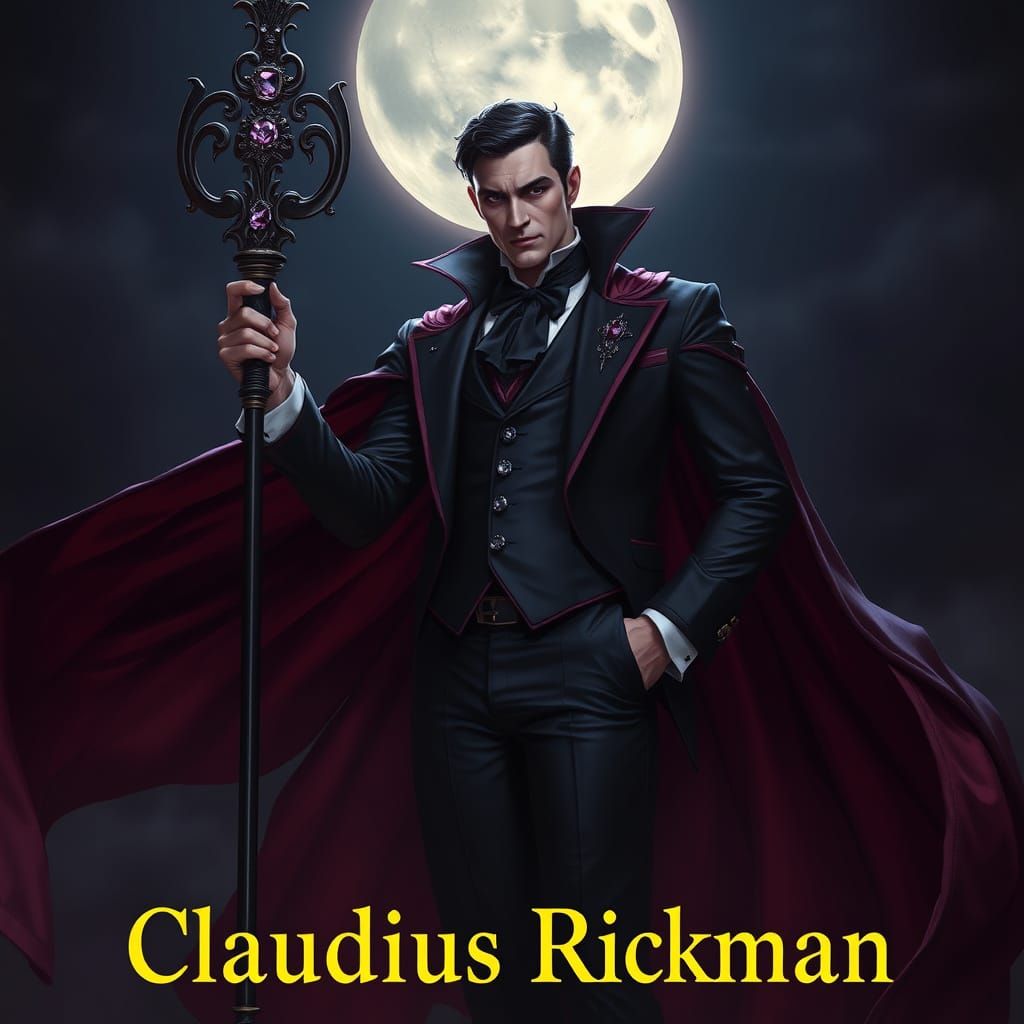 Vampire Prince in Dark Fantasy Style