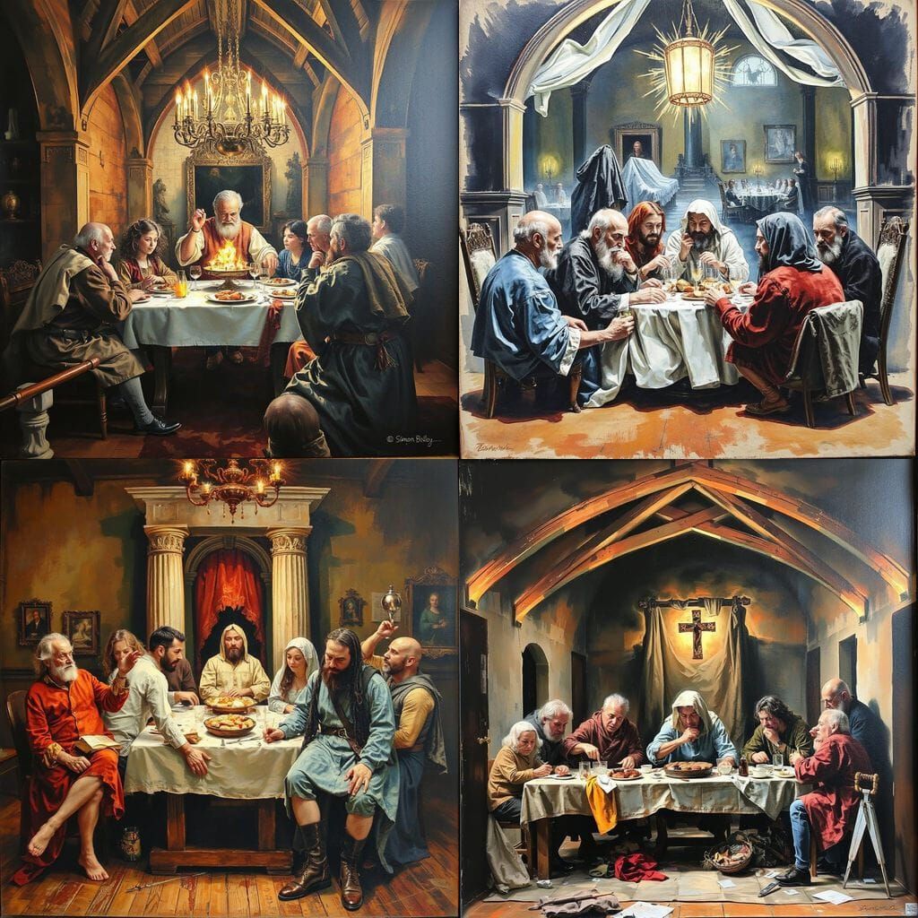 Cyberpunk Last Supper