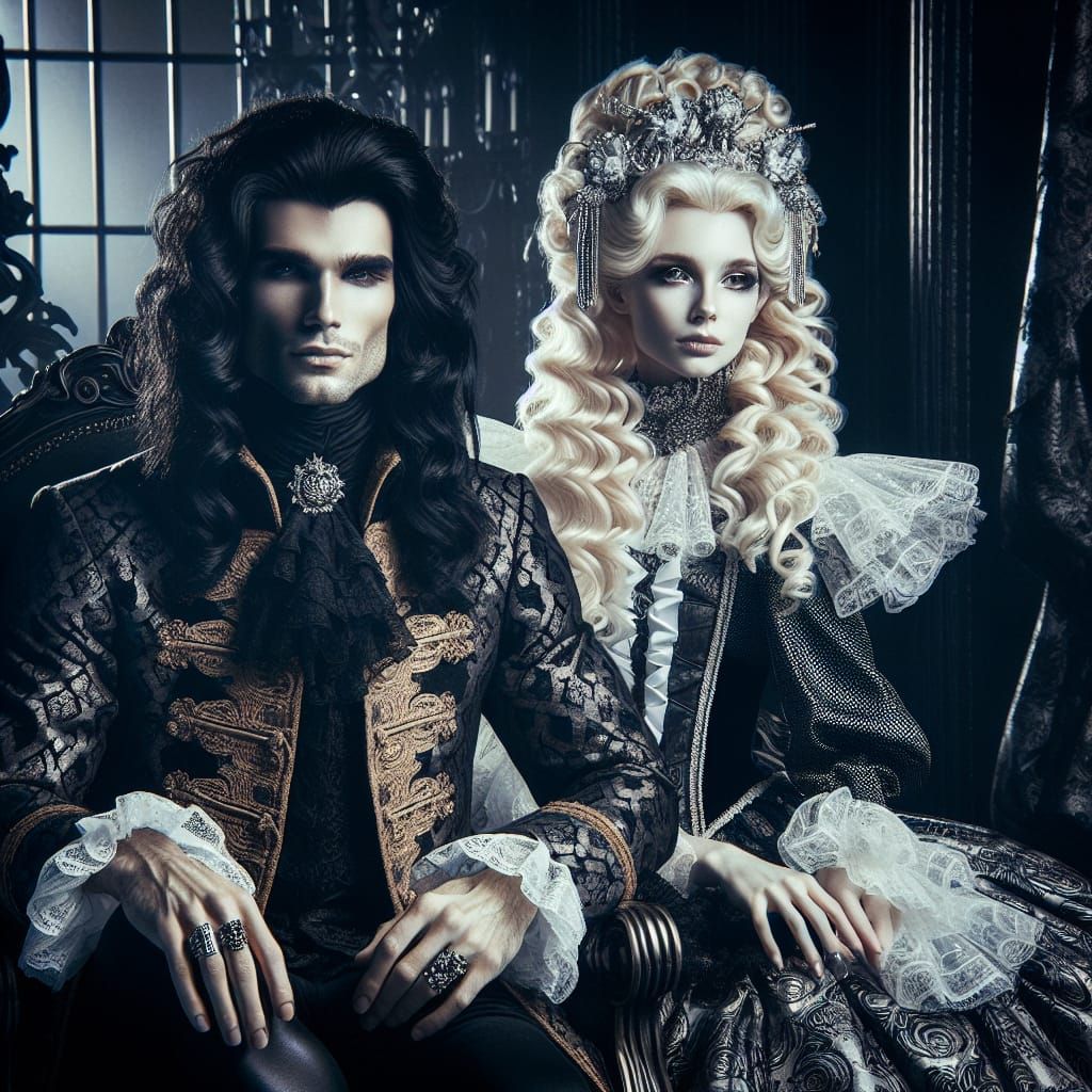 Vampire King with French Maid