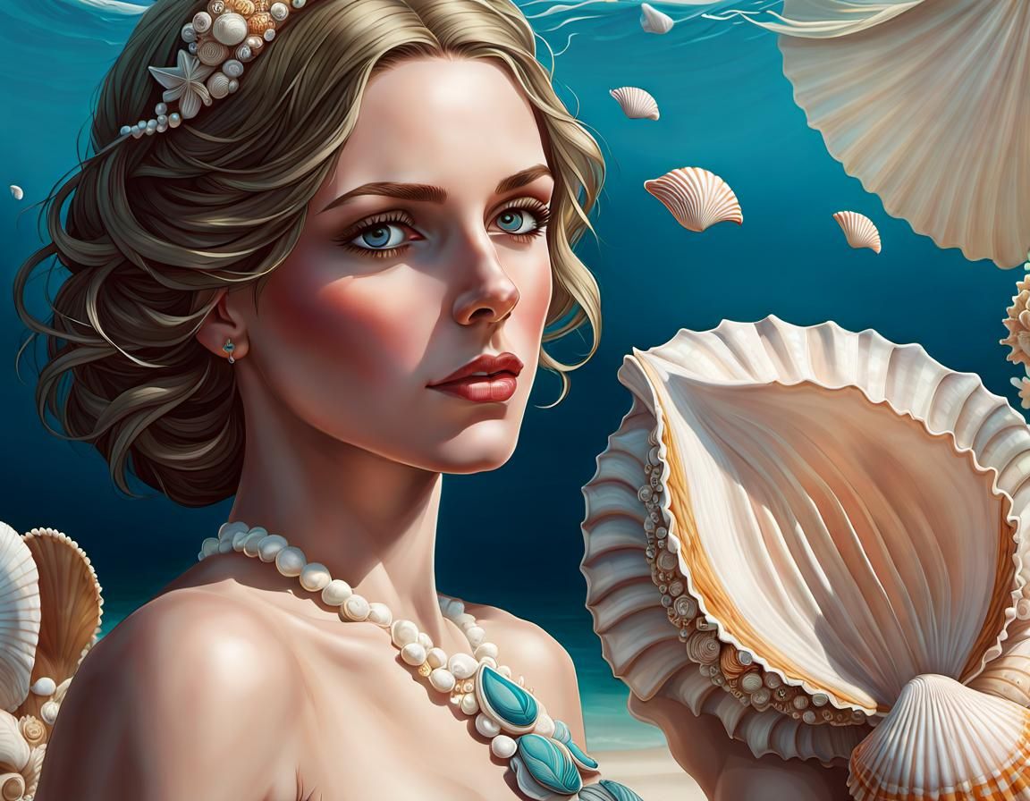 Seashell Seller: Detailed Illustration by Joshua Middleton