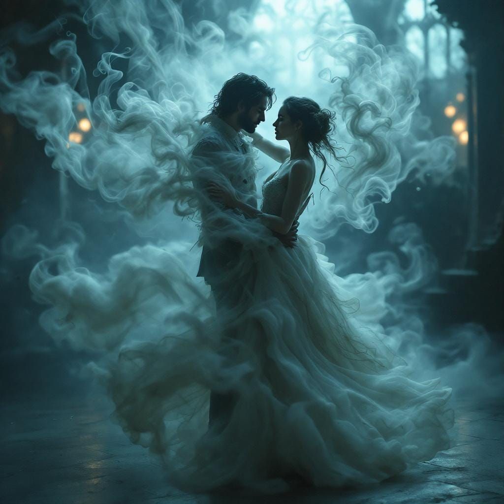 Smokey Couple Slow Dancing