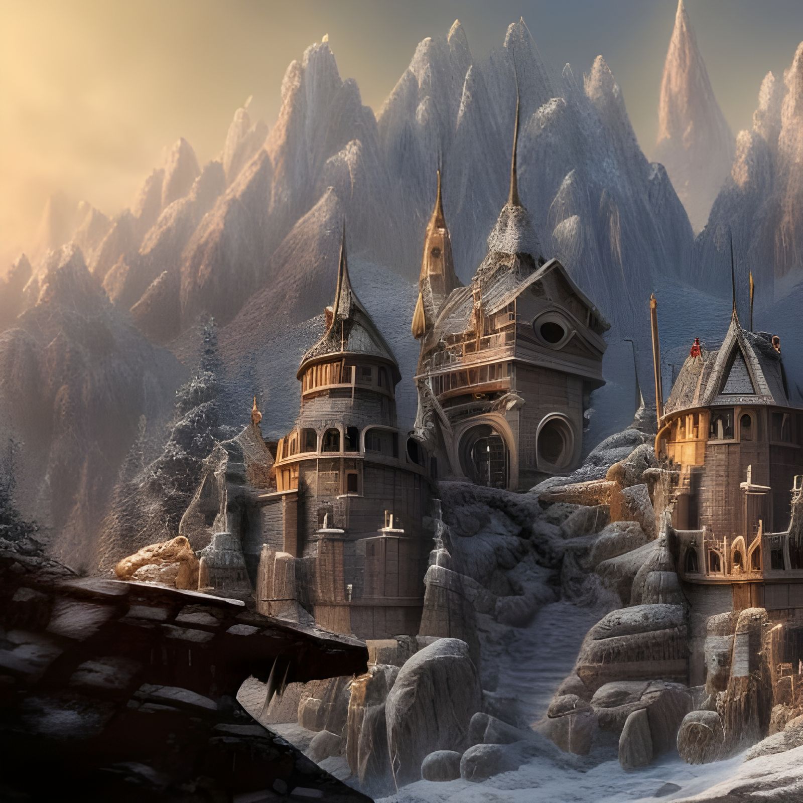Winter Mountain Kingdom: Home of Ironstone Goliaths