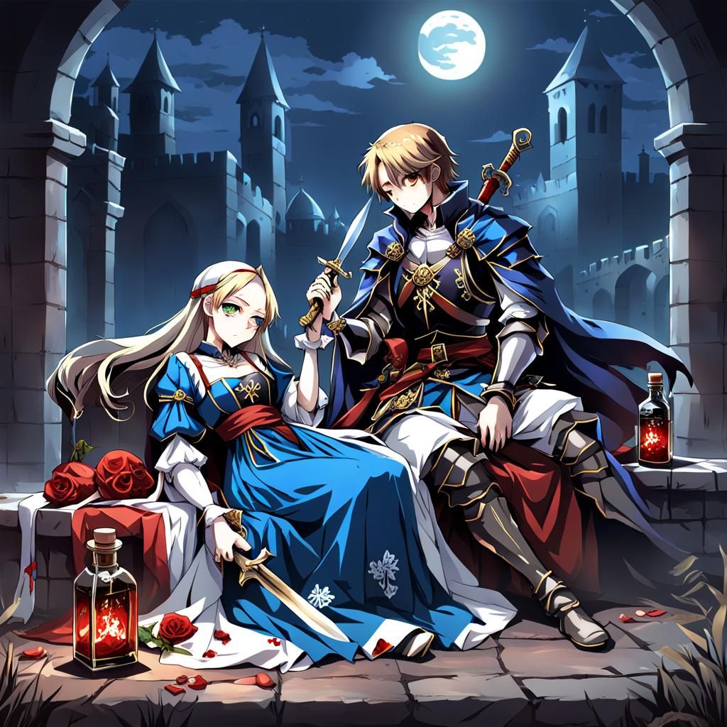 Romeo and Juliet Tragic Anime Art