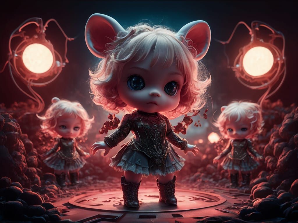 Pulsating X-Ray Figures in Manic Dance