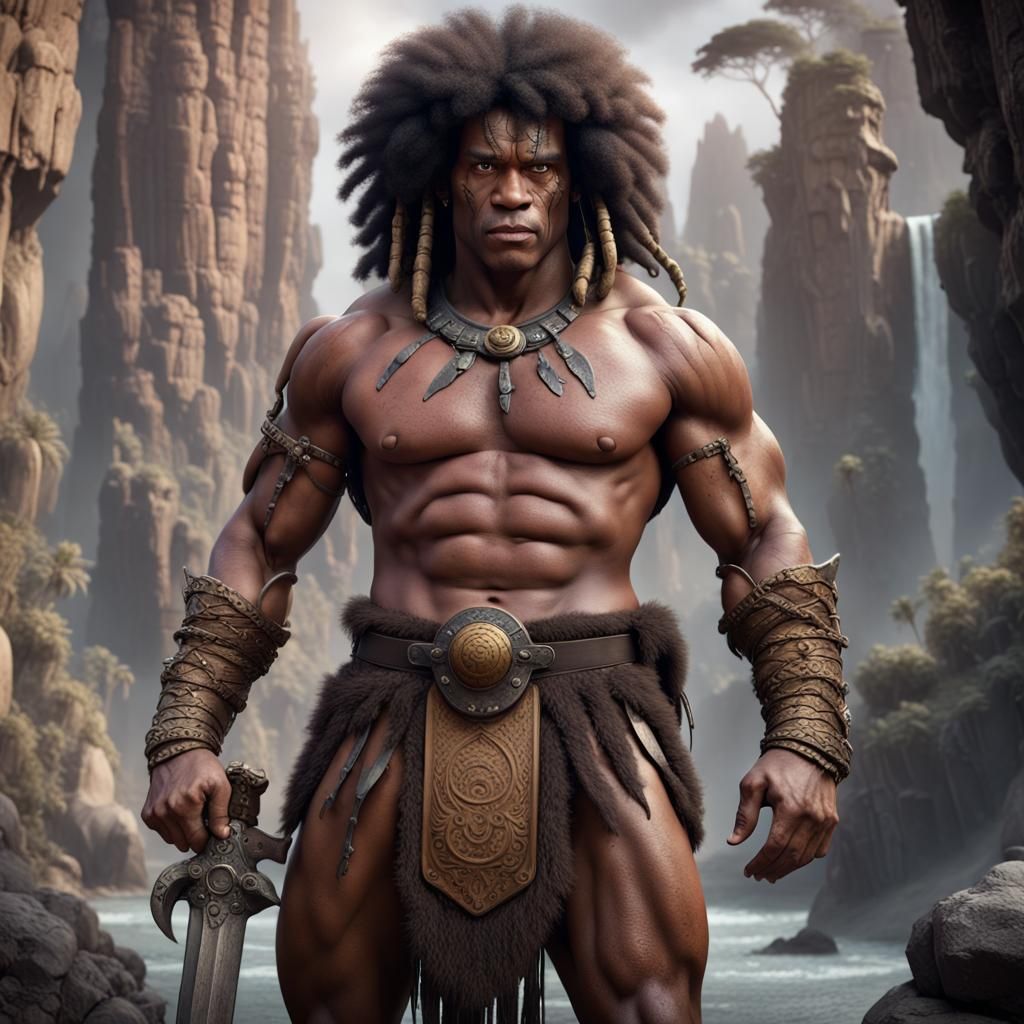 Black Conan: Detailed Fantasy Art in Unreal Engine