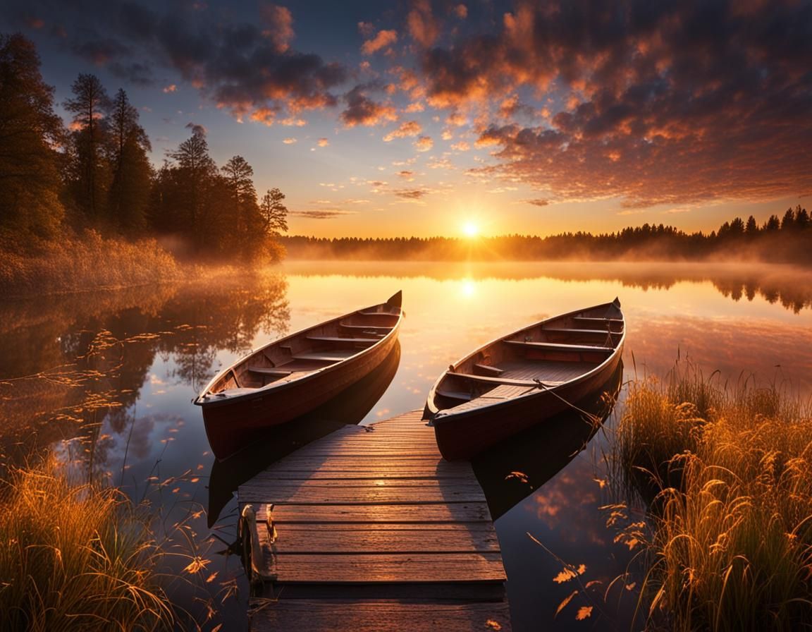 Canoe Sunrise