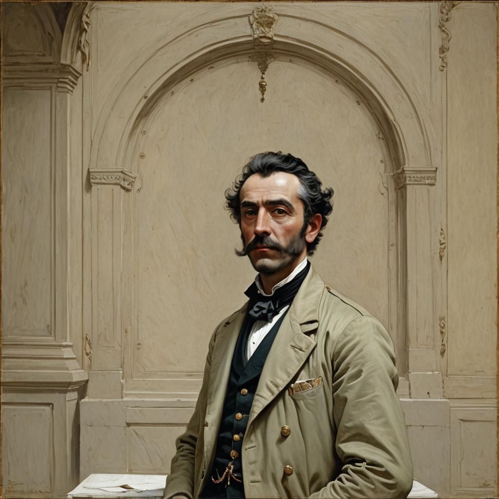 Portrait Inspired by Academic Art