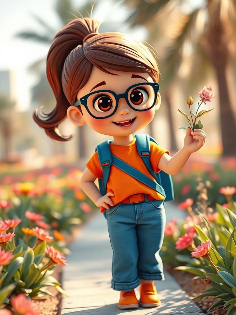 Whimsical 6-Year-Old Girl Catches Plants in Central Park, Ri...