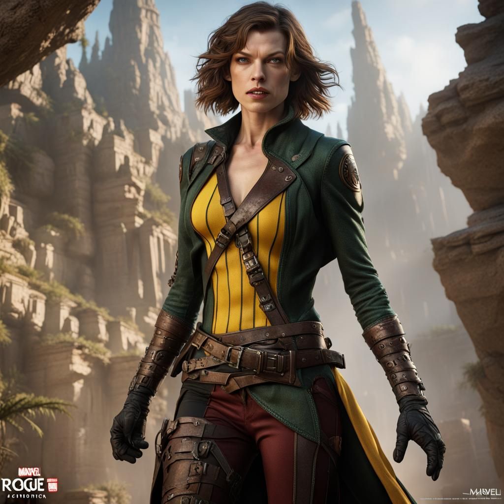 Milla Jovovich as Marvel's Rogue.