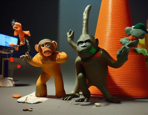 bobo & chim chim in the laboratory 🧪