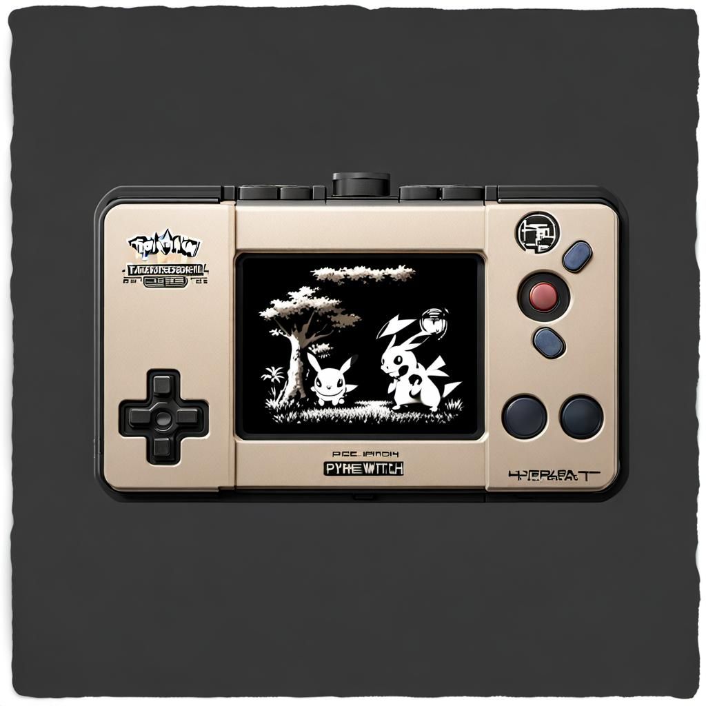 Hyperrealistic Pokemon Game and Watch Render