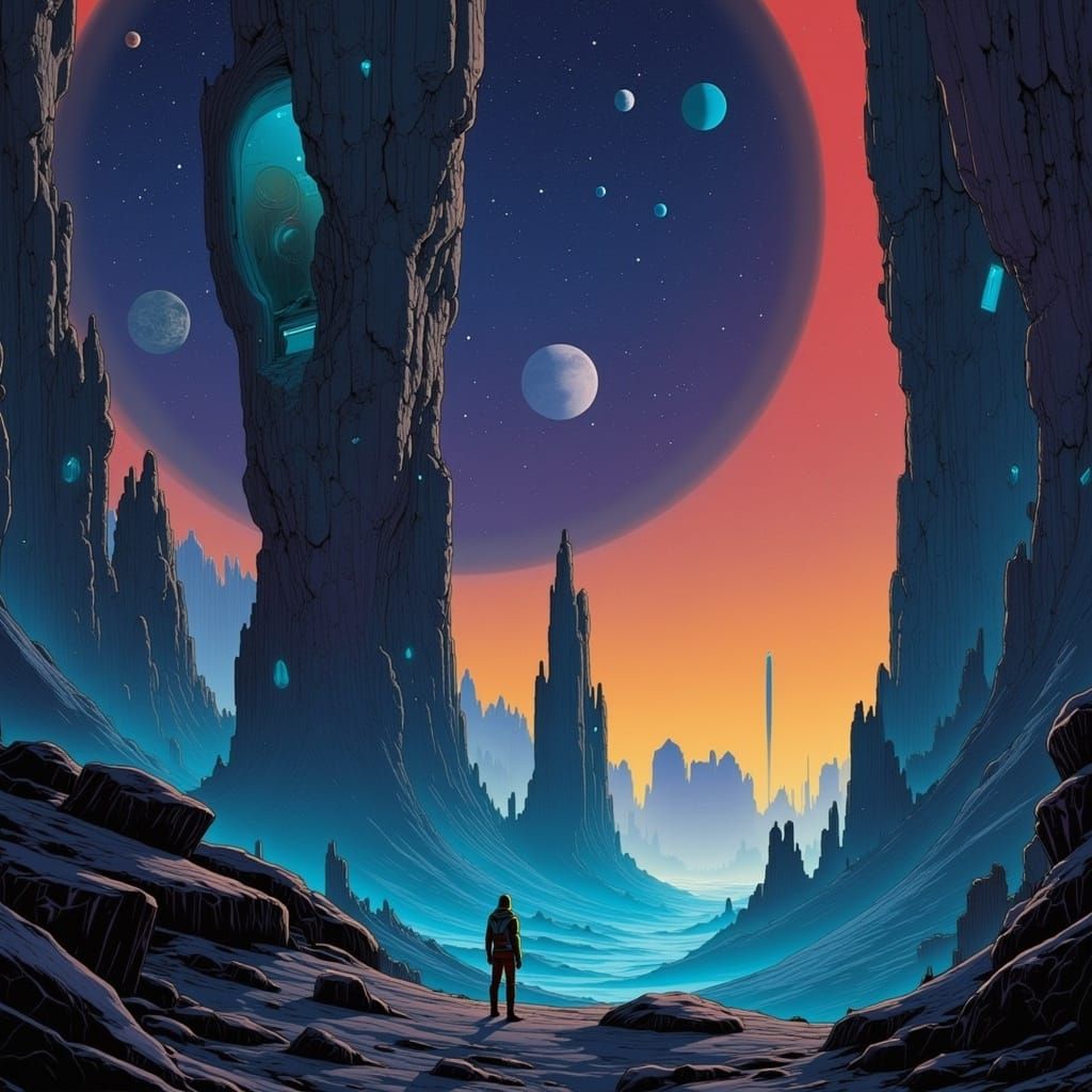 Sword of Rhiannon: Sci-Fi Mars Scene