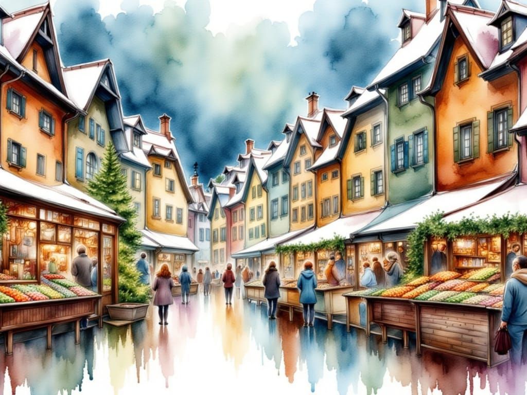 Market Painting