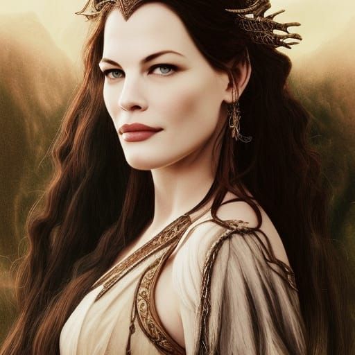 Arwen Undómiel: Detailed Fantasy Concept Art