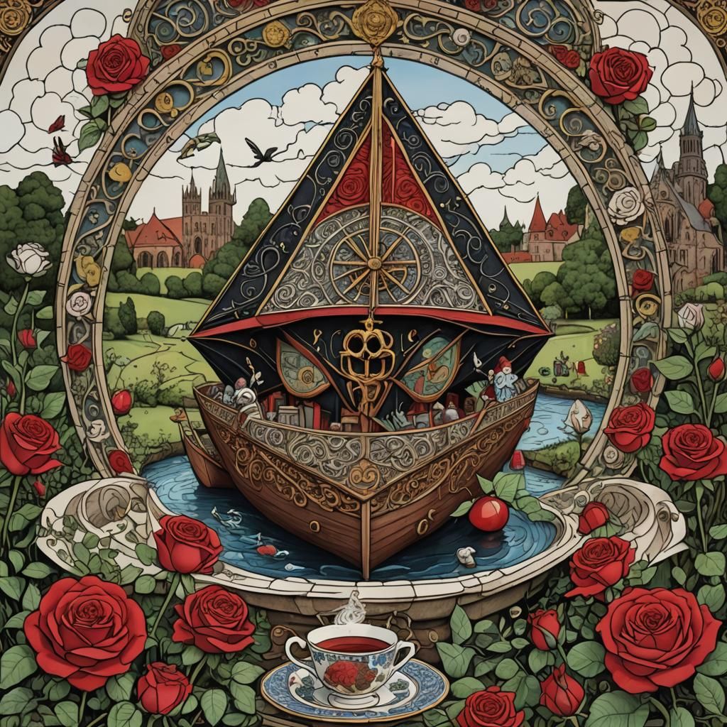 Pirate Mouse Adventure: A Whimsical Splash Art Scene