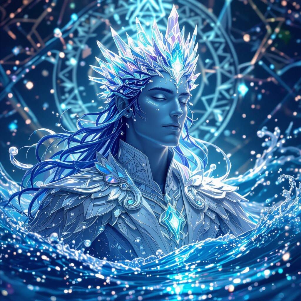 Prince of Water: A Fluid, Luminous Figure