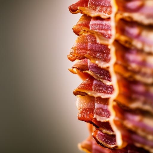 Delicious Bacon Close-Up: Professional Food Photography