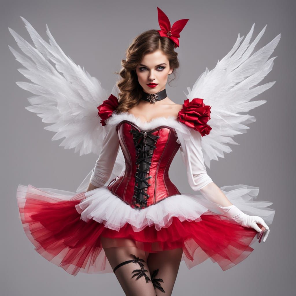 Fée de Noël aux Ailes Déesse