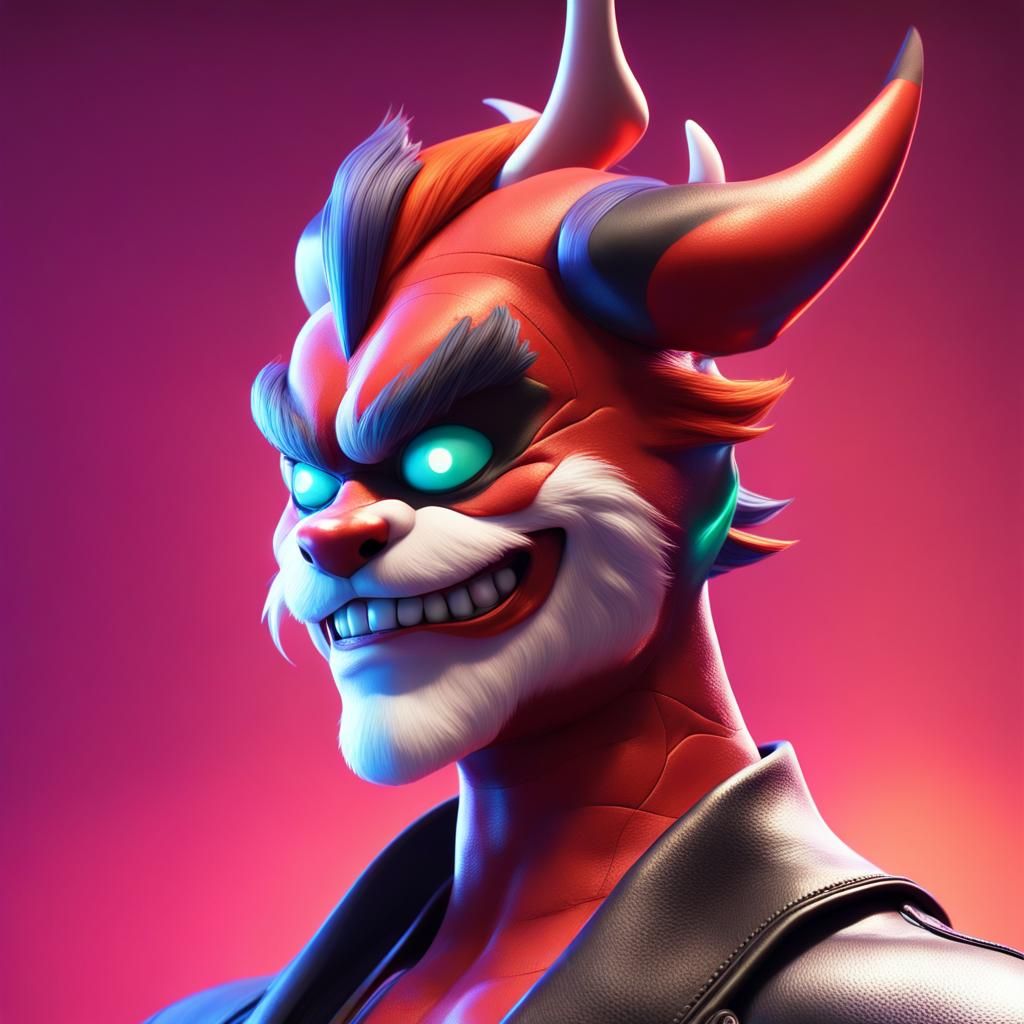 Jack Tekken Reimagined as 3D Digital Art