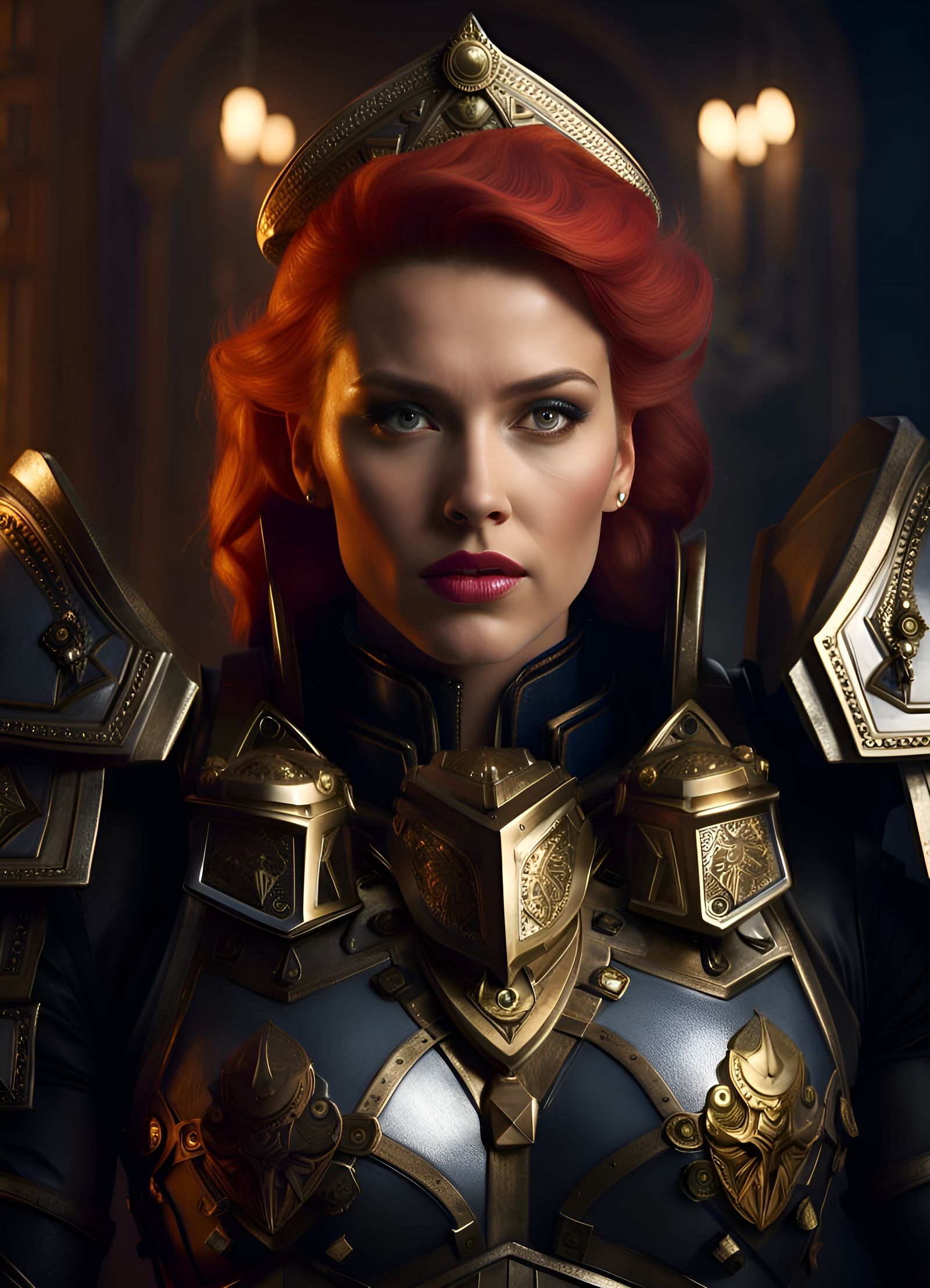 Sister of Battle in Ornate Armor with Boltgun