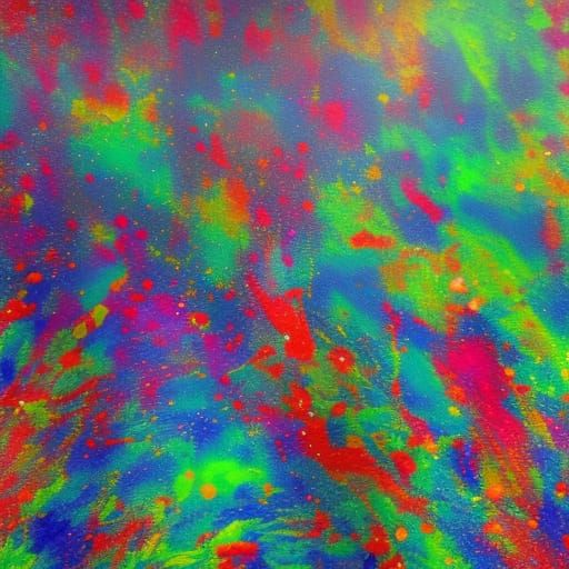 Hydrodipped Abstract Pattern with Swirling Colors