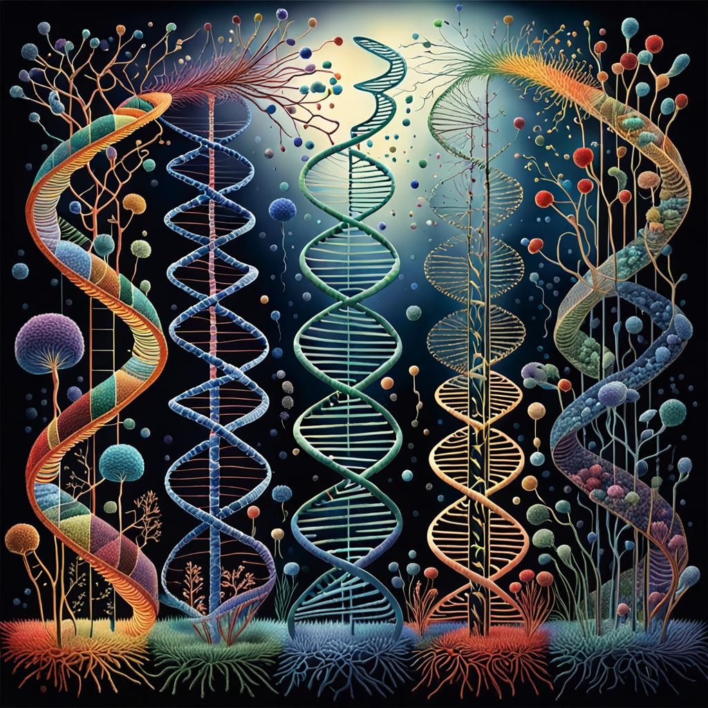 Genetic Tapestry: A Bio Art Experiment