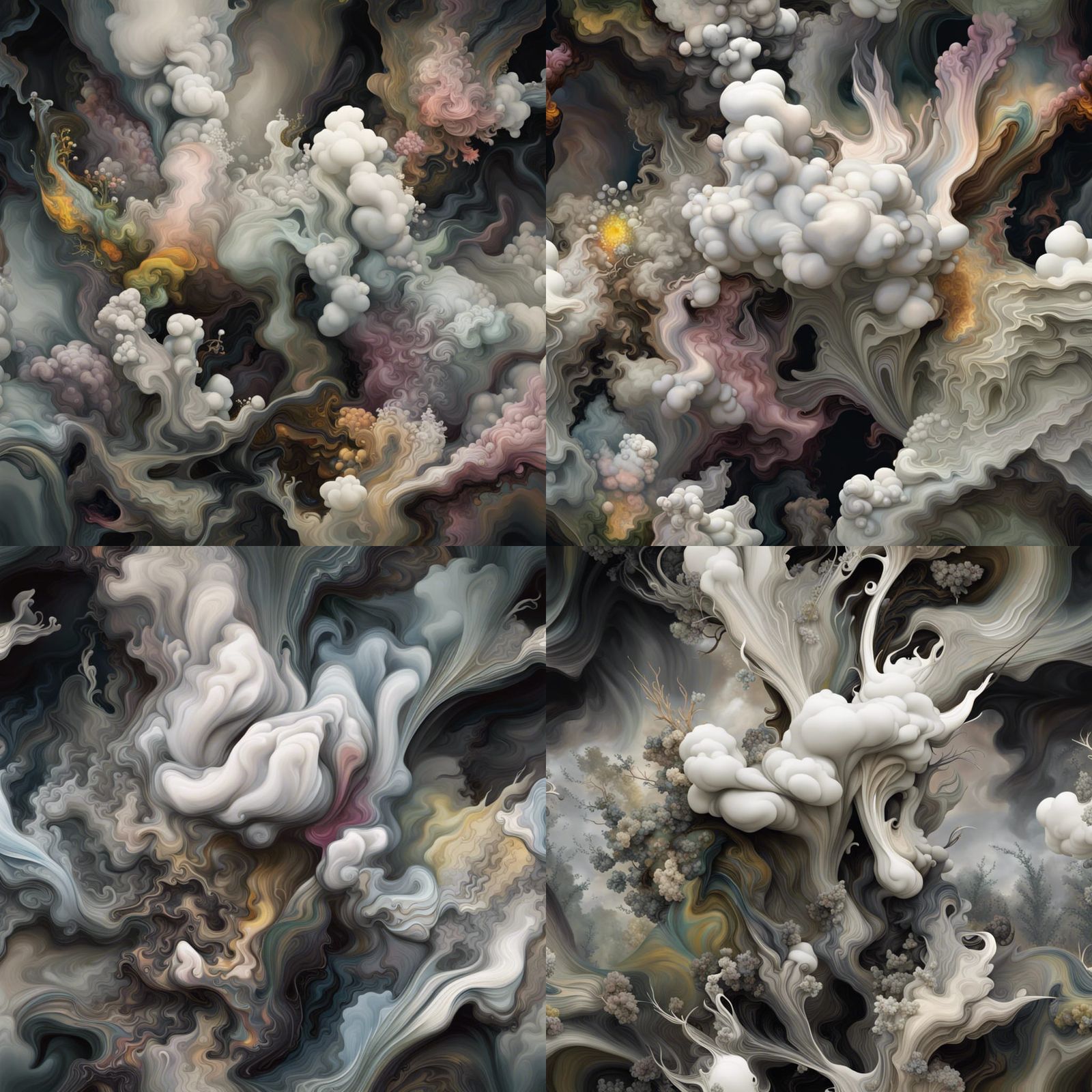 Abstract Sublime Aesthetic Expression in High Resolution