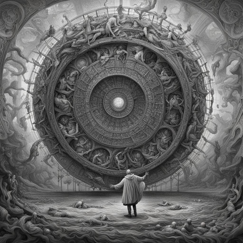 Surreal Alleyway: Weaving Tales at the Nexus of Time