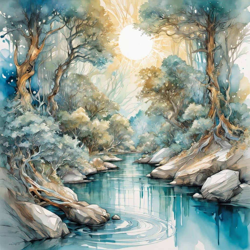 Water is the driving force of all nature.