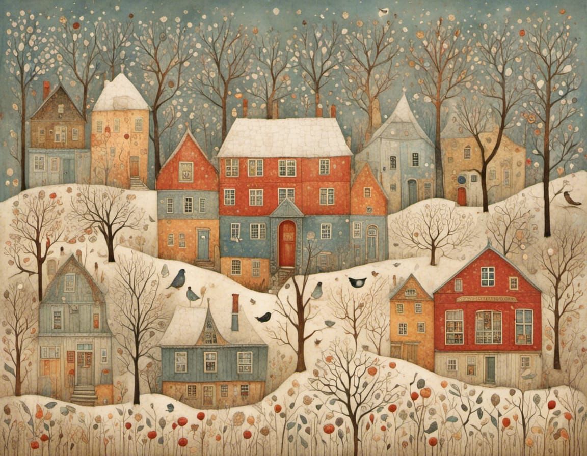 Intricate Cozy Home in Whimsical Style