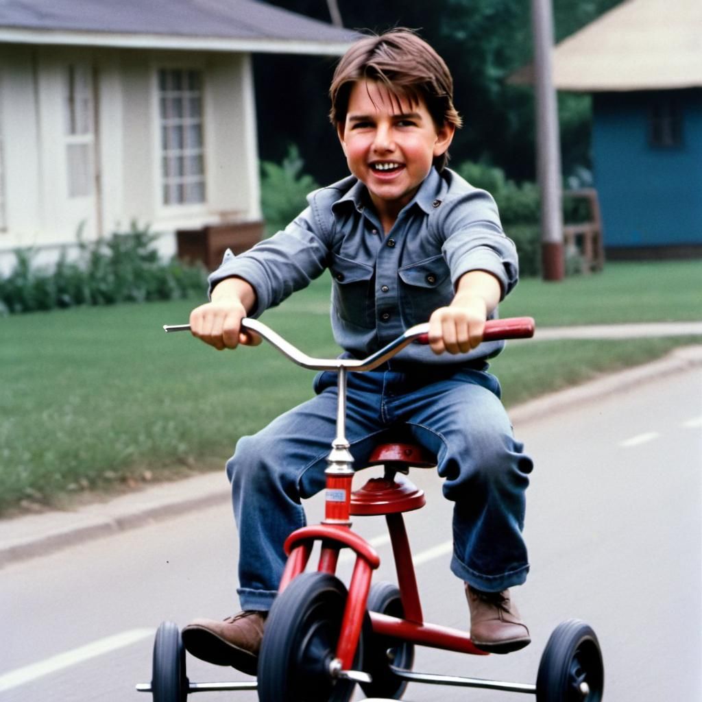 Tom Cruise as a child
